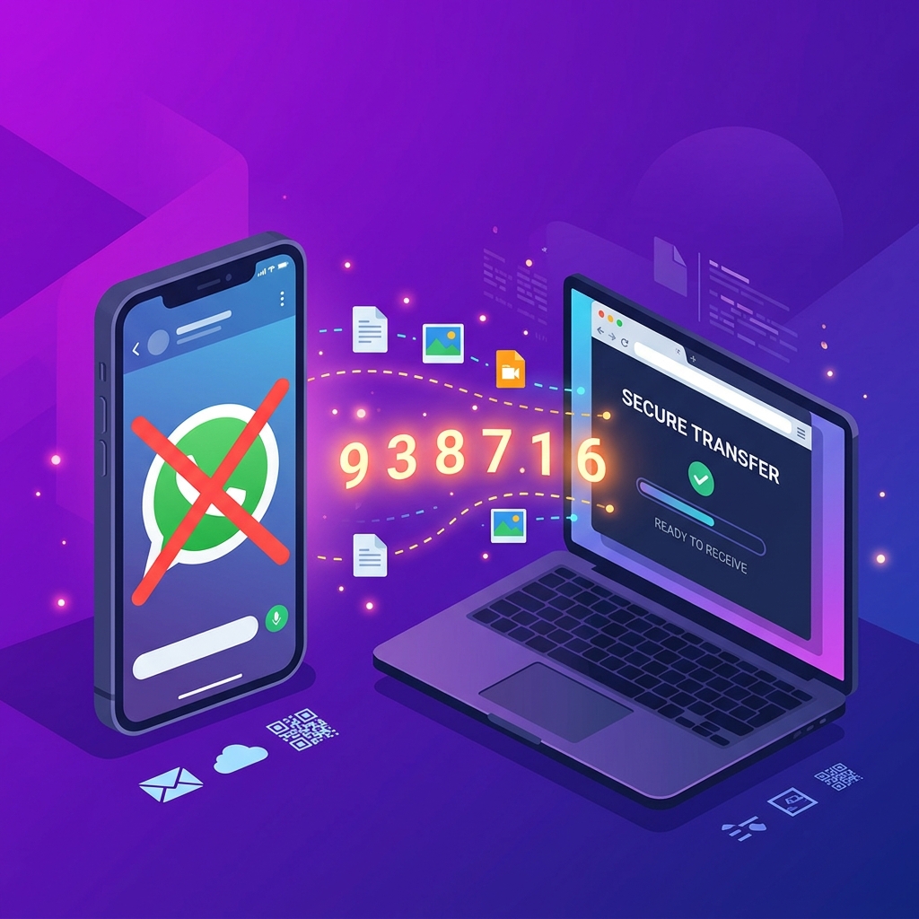 How to Send Files Without WhatsApp — Faster, Larger, and More Private