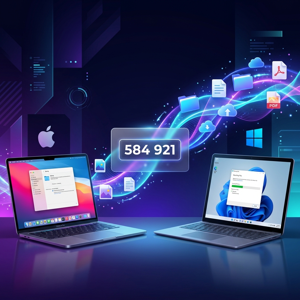 How to Send Files From Mac to Windows PC Wirelessly (No Software Needed)