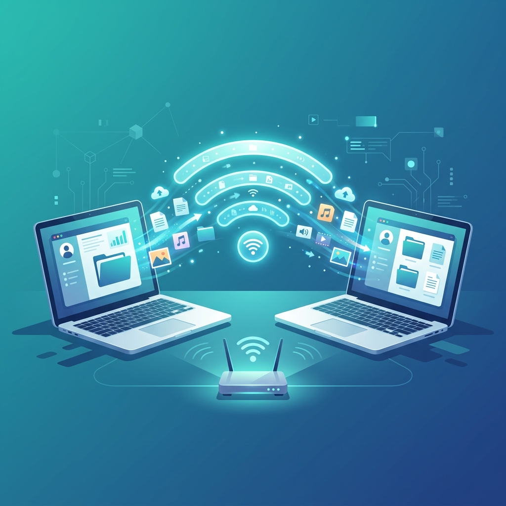 How to Transfer Files Between Two Computers on the Same WiFi